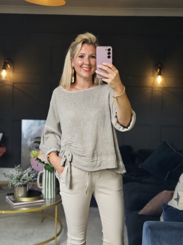 Maya linen top mushroom