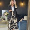 Black linen blazer