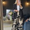 Black linen blazer