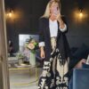 Black linen blazer