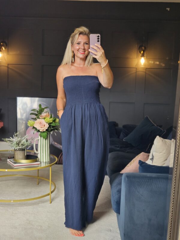 Navy jumpsuit