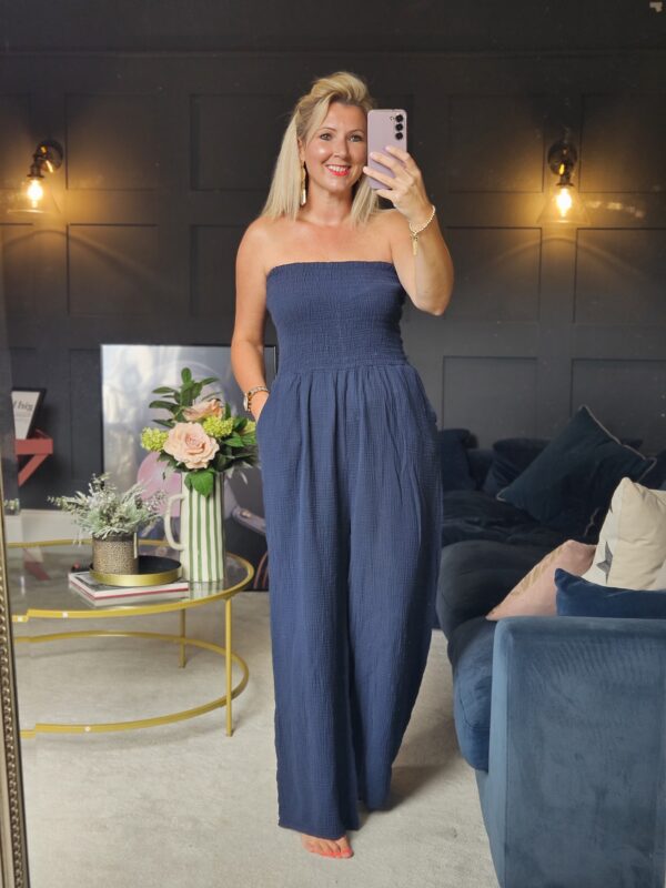 Navy jumpsuit