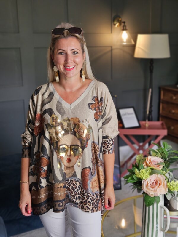 FRIDA long sleeve glitz