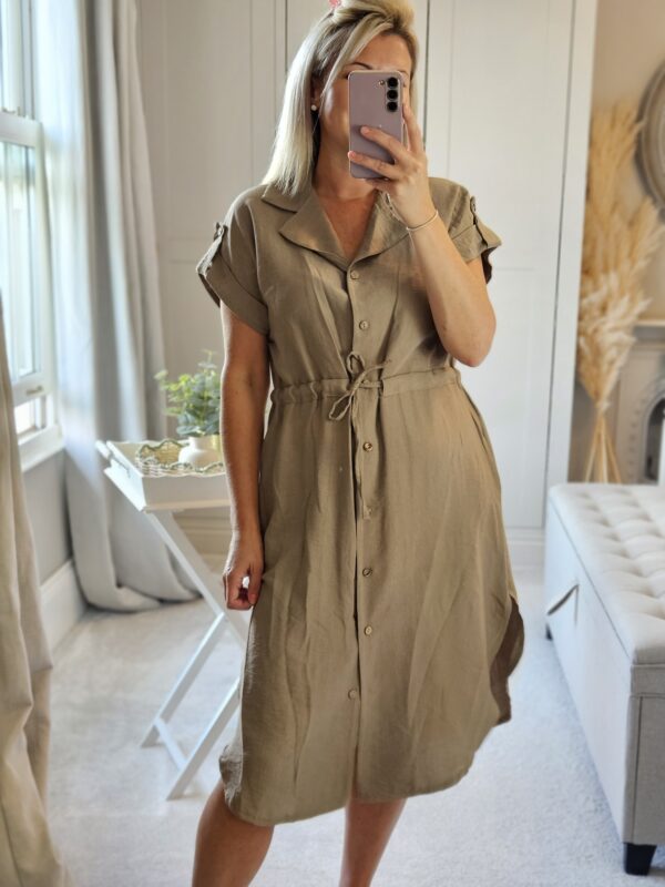 taupe dress