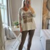 animal print top