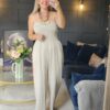 Beige jumpsuit