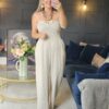 Beige jumpsuit
