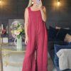 linen jumpsuit/dungaree Berry