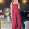 linen jumpsuit/dungaree Berry