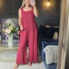 linen jumpsuit/dungaree Berry