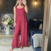 linen jumpsuit/dungaree Berry