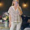 Stripe knit Berry