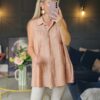 linen sleeveless top