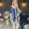 Amalfi long shirt blue