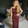 Emilia dress berry