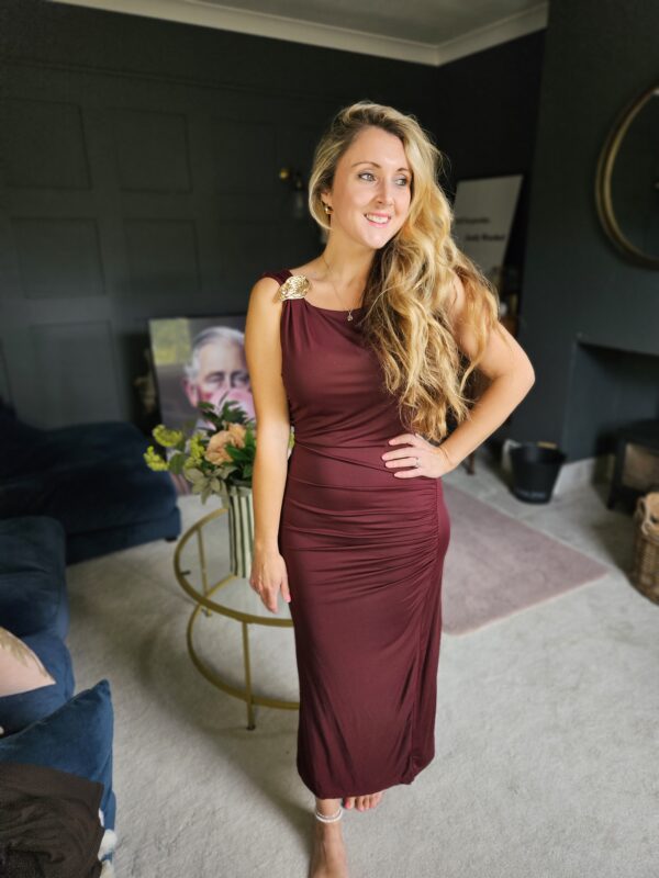Emilia dress berry