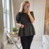 leopard top khaki