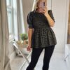 leopard top khaki