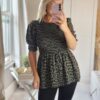 leopard top khaki