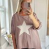 Lilac pink star sweat