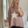 Lilac pink star sweat